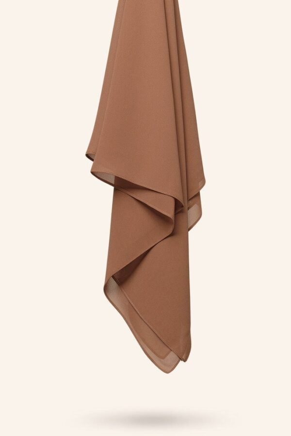 Dark Beige Georgette Hijab