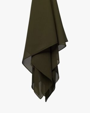 olive_green georgette hijab