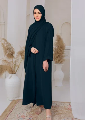 Elevate Your Modest Style with Our Elegant Blue Abaya