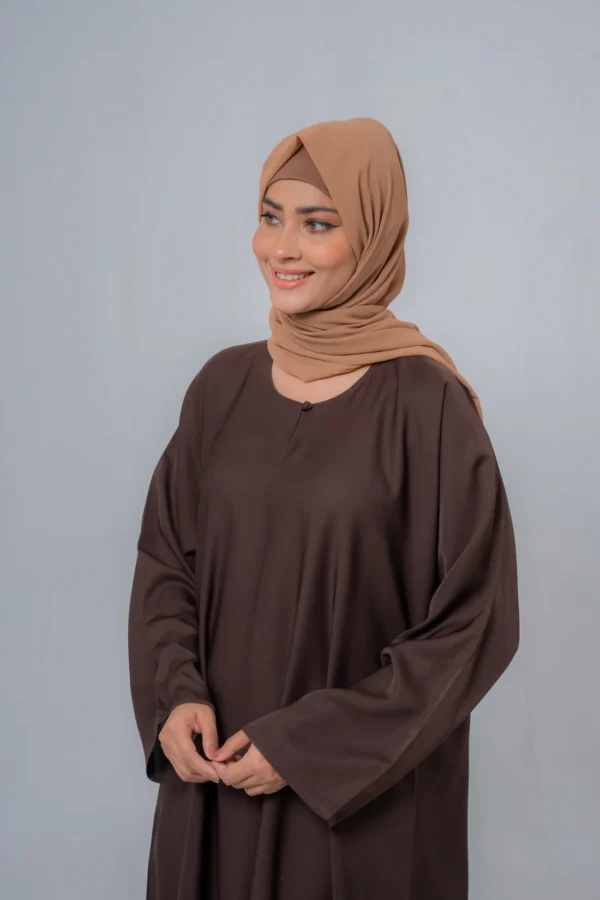 EMBRACE ELEGANCE WITH THE BASIC SIMPLE ABAYA - Image 2