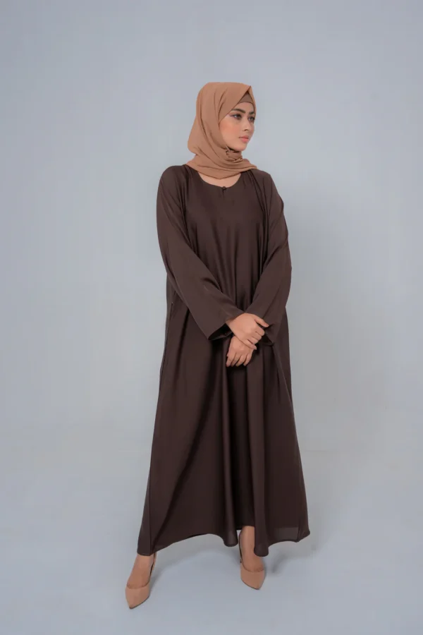 EMBRACE ELEGANCE WITH THE BASIC SIMPLE ABAYA - Image 5