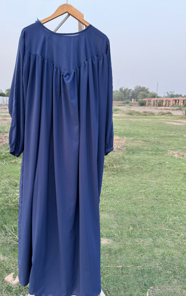 Blue Abaya for Women – Elegant Modest Islamic Dress | Small, Medium, Large Sizes - Image 5
