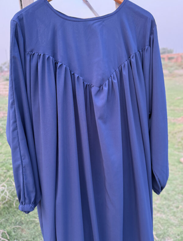 Blue Abaya for Women – Elegant Modest Islamic Dress | Small, Medium, Large Sizes - Image 4