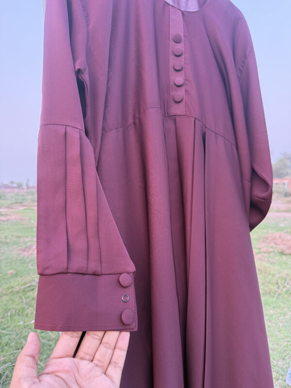 Rose Metal Abaya – Luxe Modest Fashion | Premium Everyday & Occasion Wear - Image 3