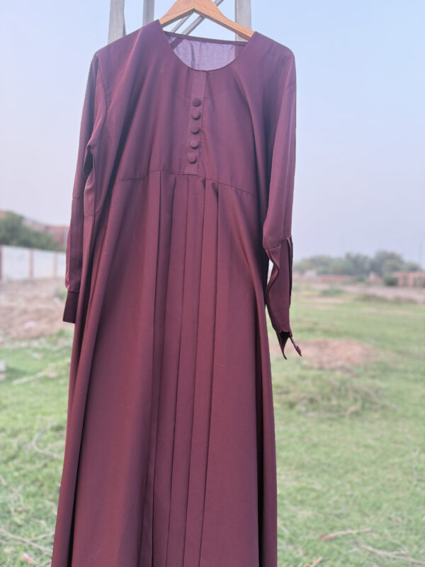Rose Metal Abaya – Luxe Modest Fashion | Premium Everyday & Occasion Wear - Image 2